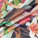 Window Floral Print On Flat Chiffon FCPS150