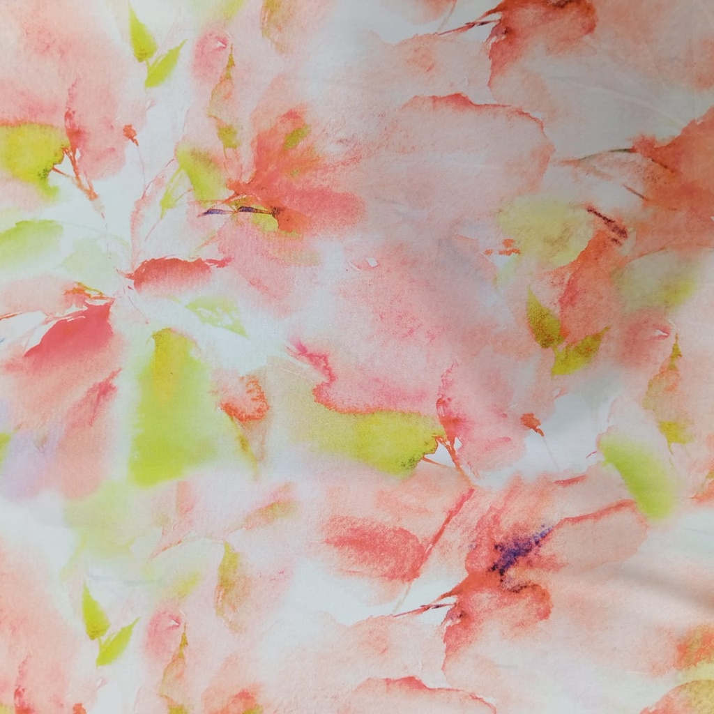 Bella Tie Dye Print On Korean Satin SS22A KSPA03