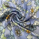 Floral Print On Korean Satin SS22N KSPB57