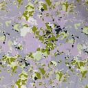 Leaf In Pond Print On Korean Satin SS22N KSPB62