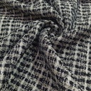 AGT-HNL-53 (Off White Black Lurex) Tweed