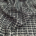 AGT-HNL-53 (Off White Black Lurex) Tweed