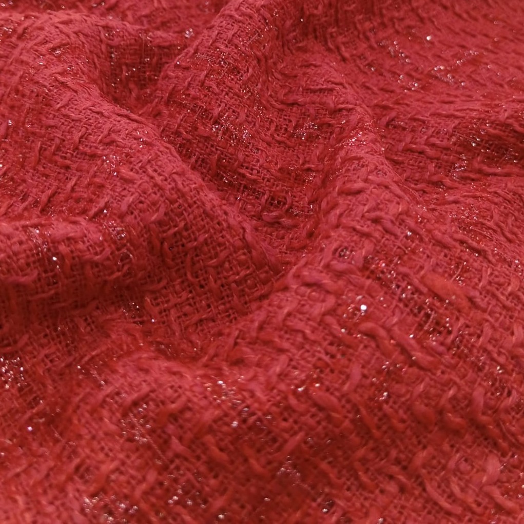 AGT-HNL-37 (Red Lurex) Tweed