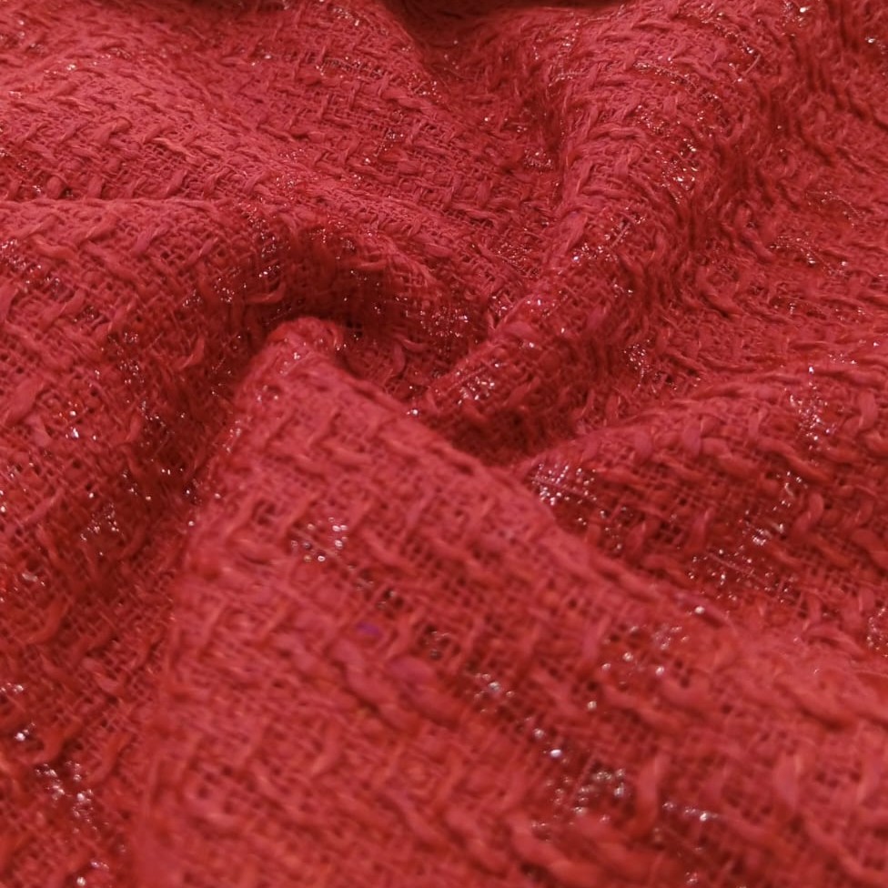 AGT-HNL-37 (Red Lurex) Tweed