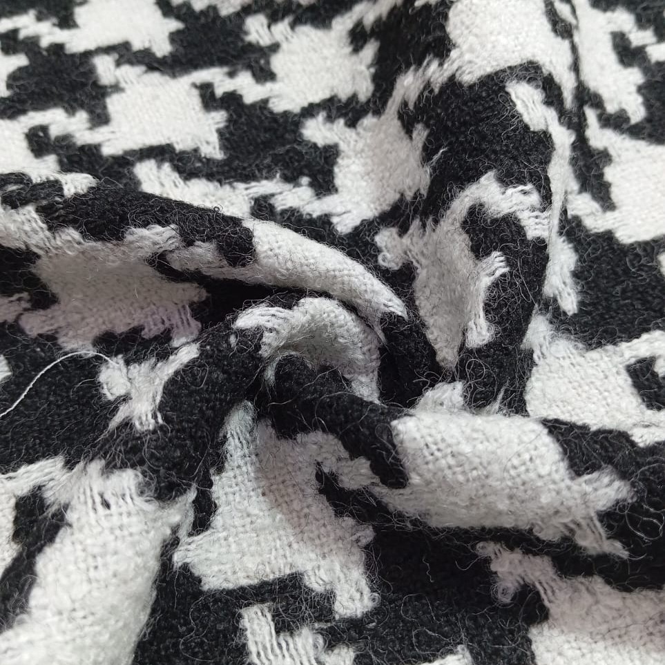 AGT-HNL-49 (Blue Big Houndstooth) Tweed