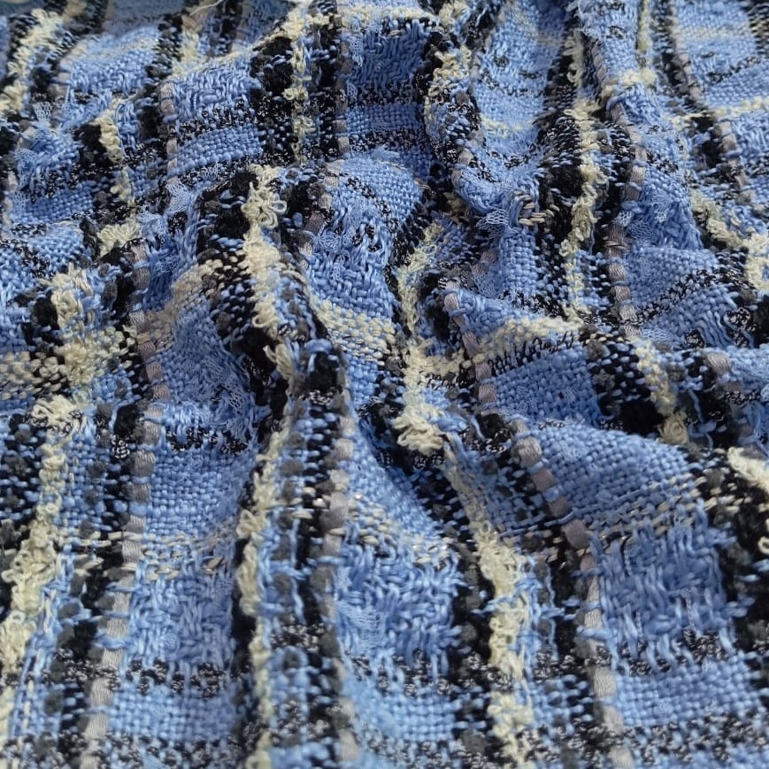 AGT-HNL-57 (Blue Sky Checks) Tweed
