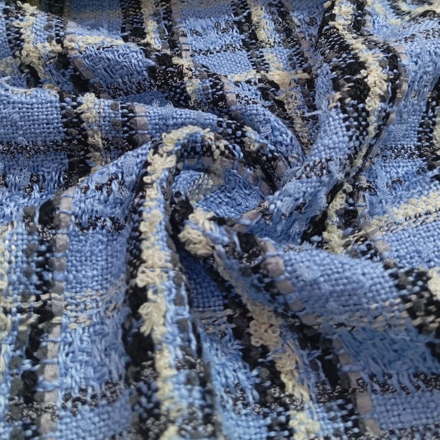 AGT-HNL-57 (Blue Sky Checks) Tweed