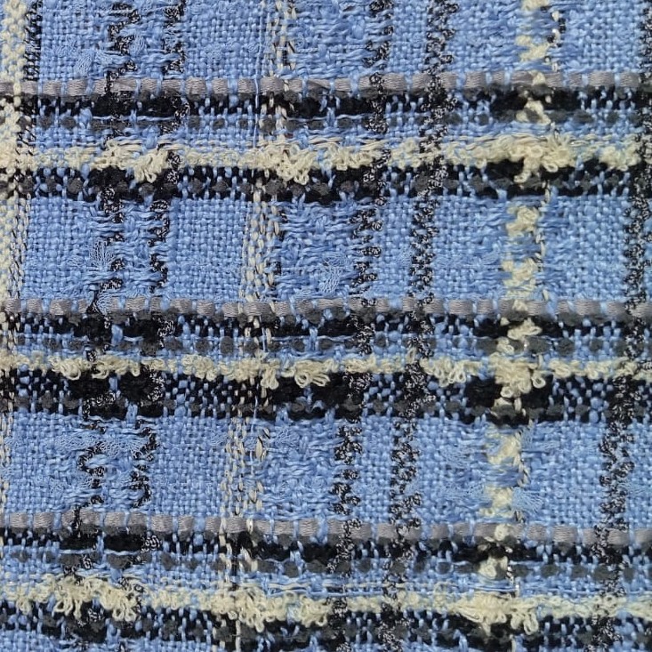 AGT-HNL-57 (Blue Sky Checks) Tweed