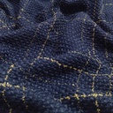 AGT-HNL-50 (Blue Gold Checks) Tweed