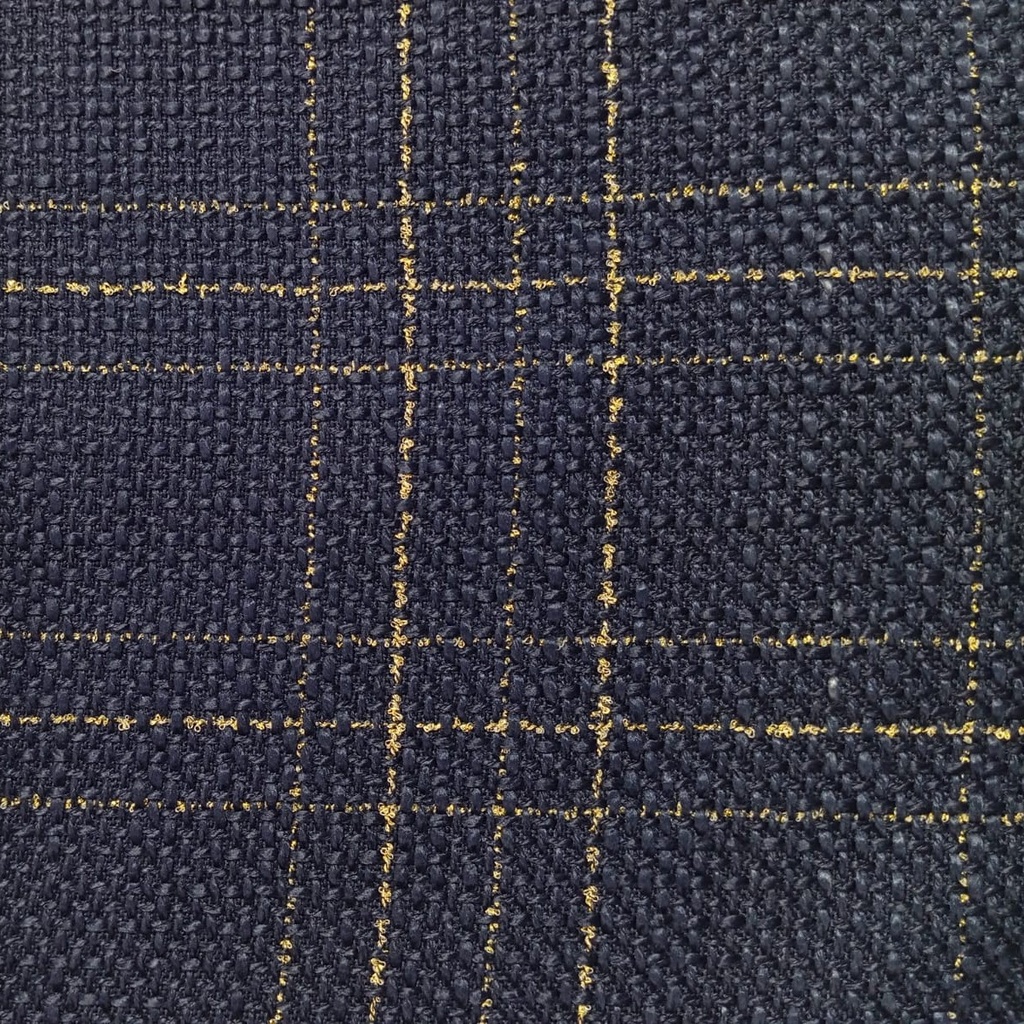 AGT-HNL-50 (Blue Gold Checks) Tweed