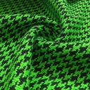 AGT-HNL-11 (Green Black Houndstooth) Tweed