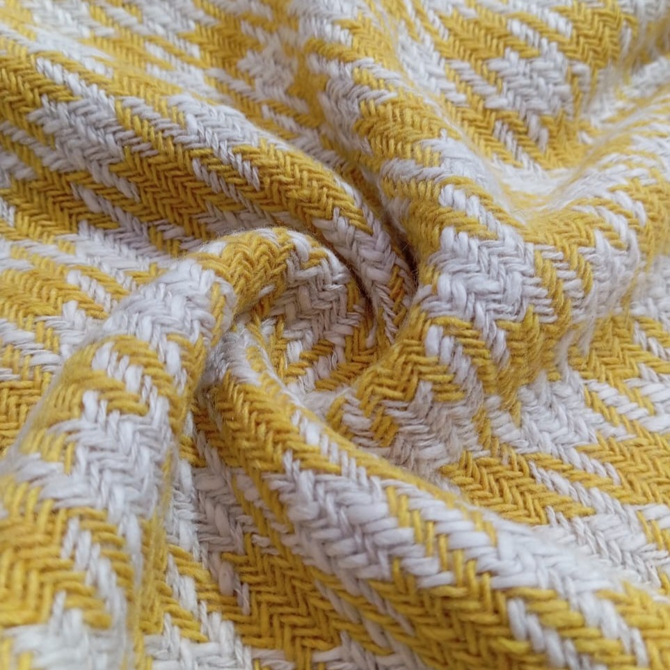 AGT-HNL-65 (Yellow Houndstooth) Tweed