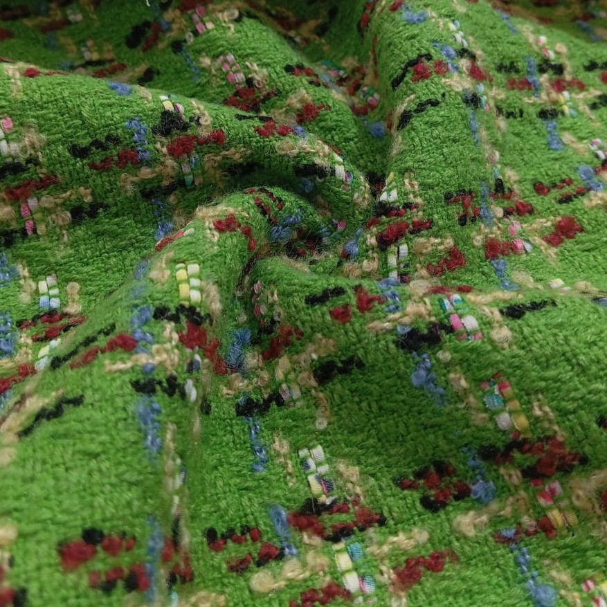 AGT-HNL-74 (Light Green + Maroon) Tweed
