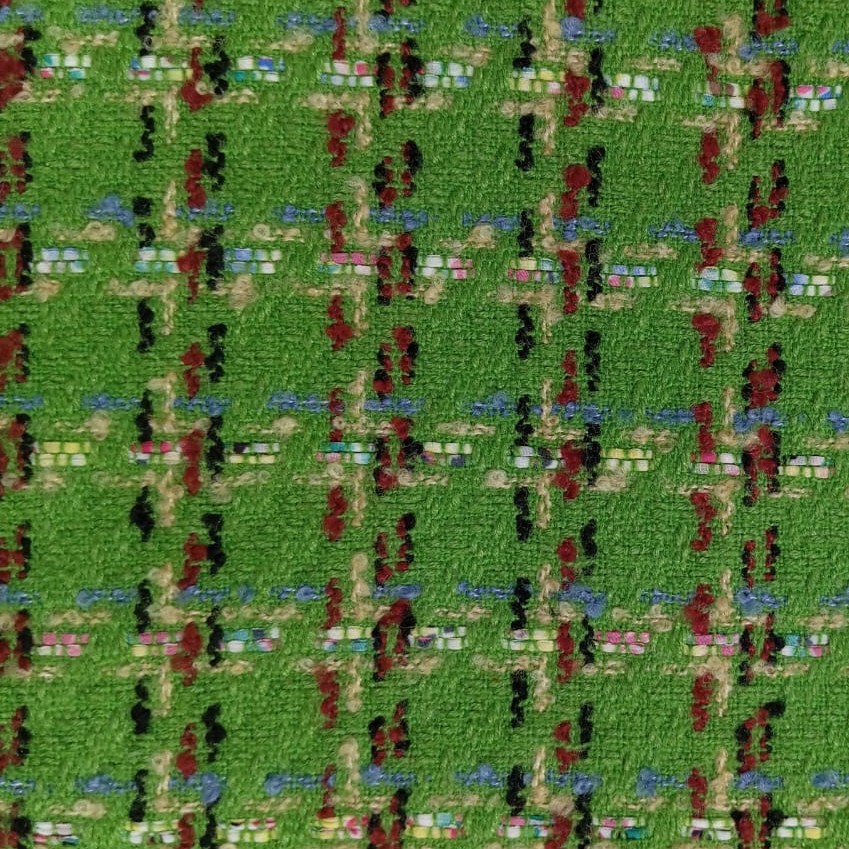 AGT-HNL-74 (Light Green + Maroon) Tweed