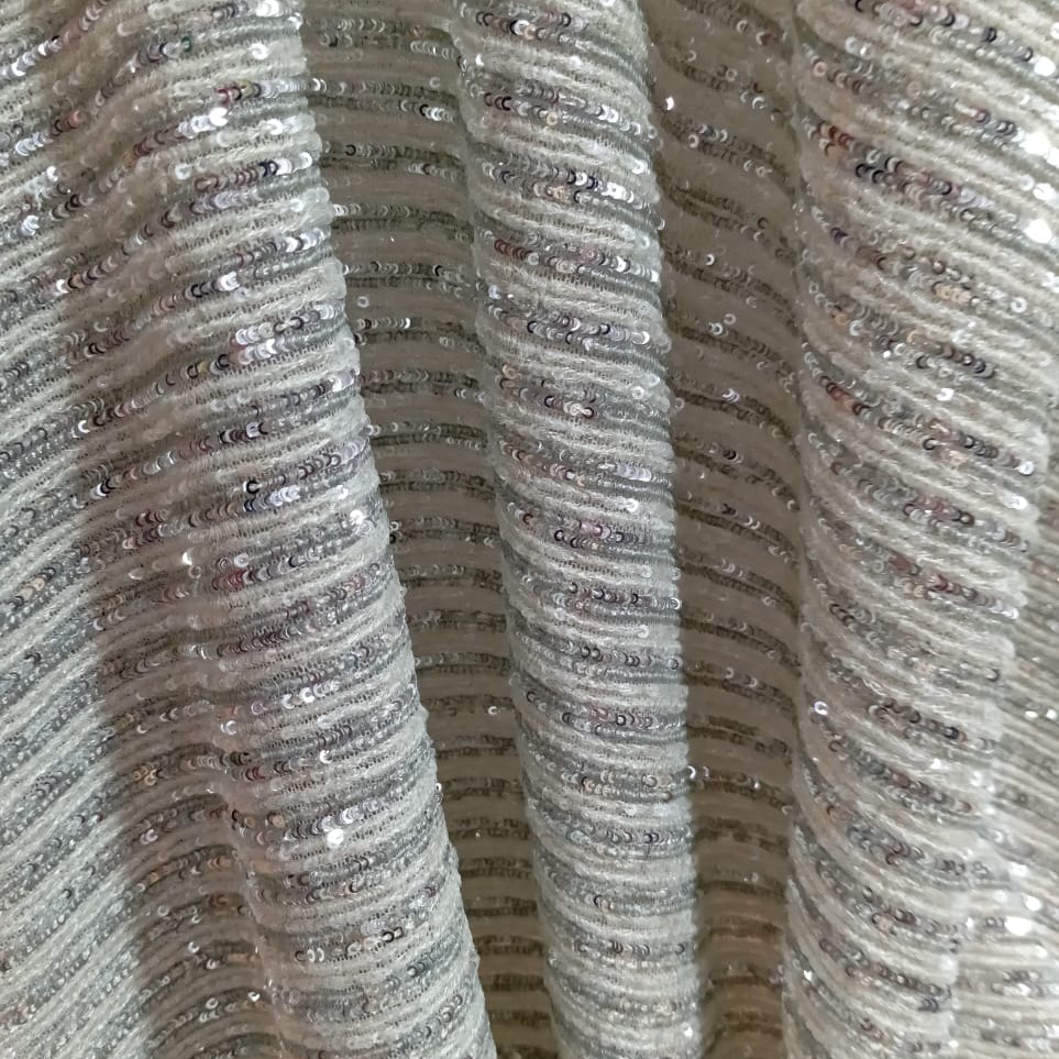 MM Sequins (Off White Silver)