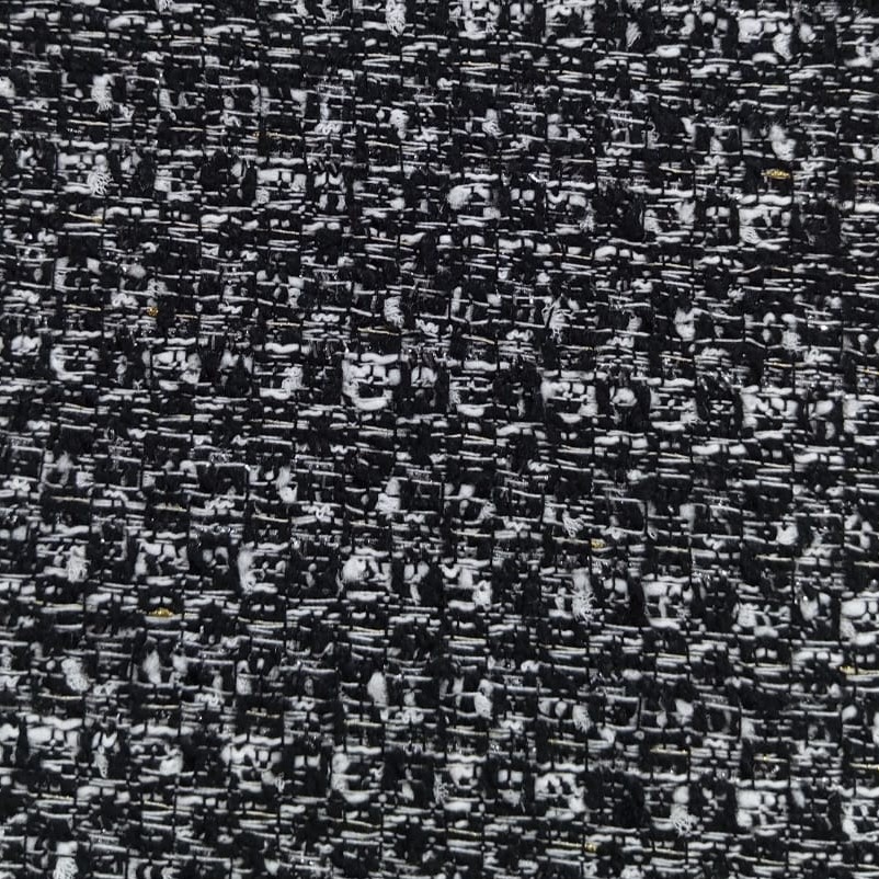 AGT-HNL-72 (B/W Abstract Lurex) Tweed