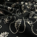 Luxury Tweed (Cutdana Tropical Black)