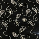 Luxury Tweed (Cutdana Tropical Black)