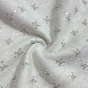 Luxury Tweed (Cutdana Lace White)