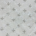 Luxury Tweed (Cutdana Lace White)