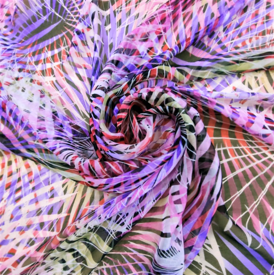 Print On Silk Chiffon#78
