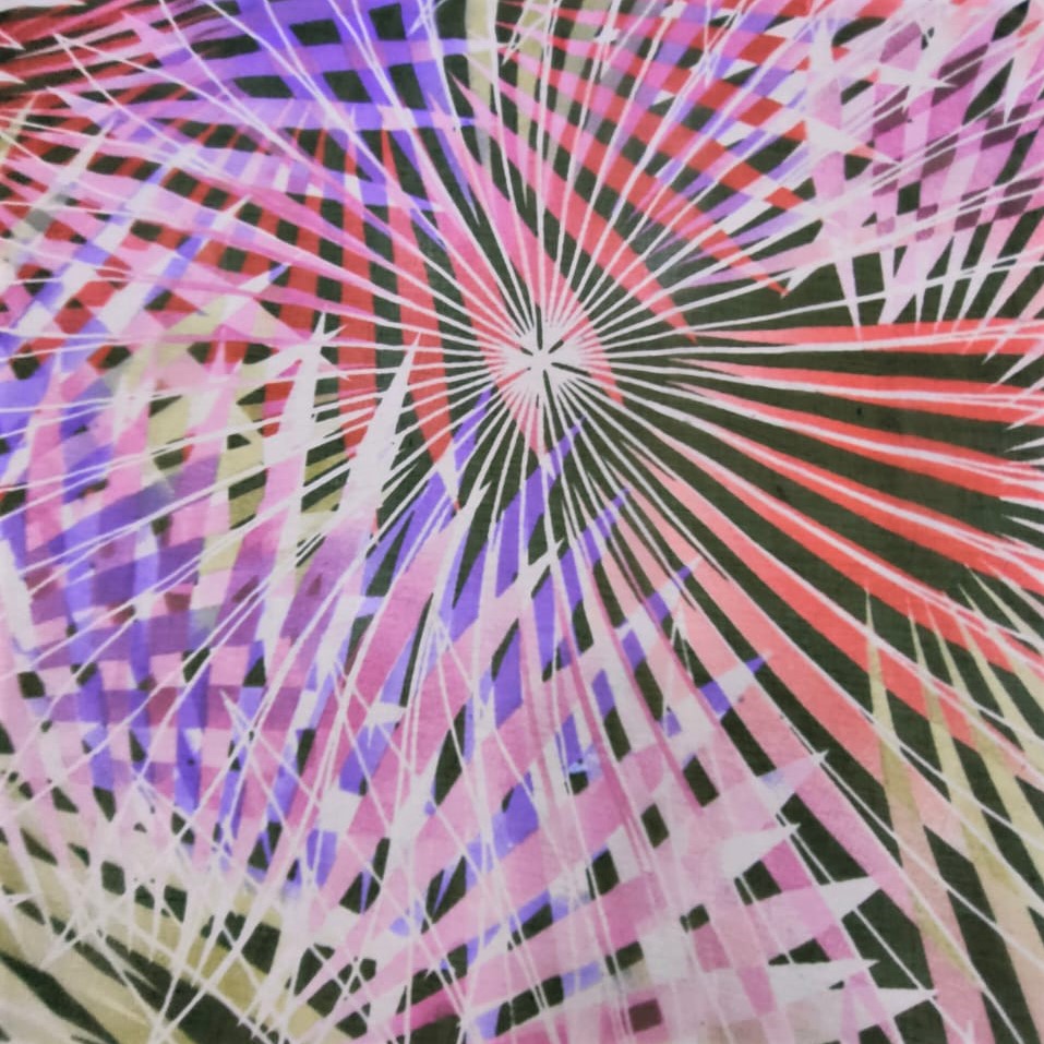 Print On Silk Chiffon#78