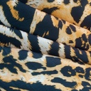Wild Tiger Print On Micro Waffle