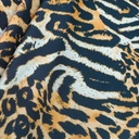 Wild Tiger Print On Micro Waffle