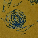 La La Land - Blue & Yellow (Crackle Crepe)