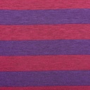 Stripes(Blue & Red) Print On Viscose Knitted Fabric