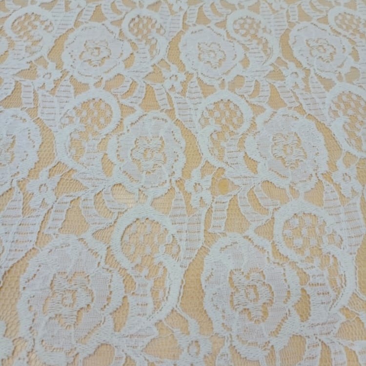 White Cotton lace Fabric