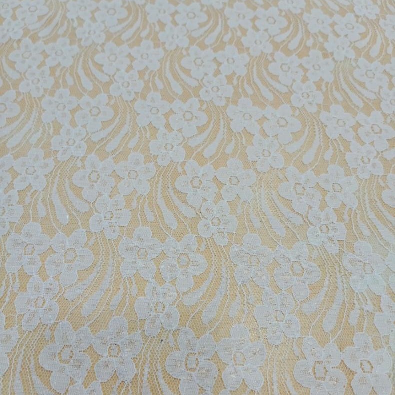 White Cotton lace Fabric#03
