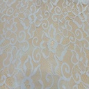 White Dyed Lace Fabric#05