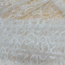 White Dyed Lace Fabric#05