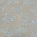 White Dyed Lace Fabric#08