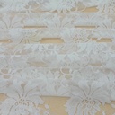 White Dyed Lace Fabric#09