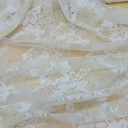 White Dyed Lace Fabric#14