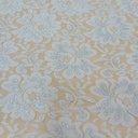 White Dyed Lace Fabric#15