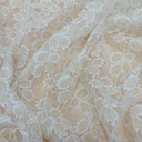 White Dyed Lace Fabric#16