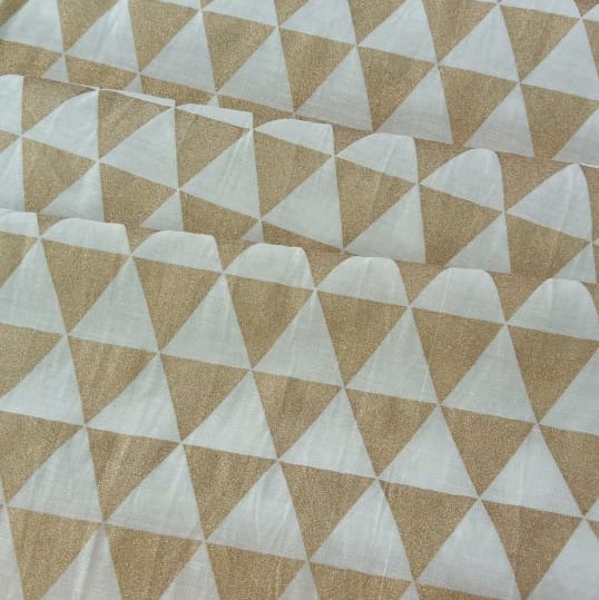 Block Print On Woven Fabric#10