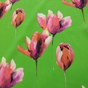 Banana Crepe Printed Fabric (#1)