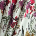 Perennial Garden Print On Micro Waffle