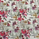 Perennial Garden Print On Micro Waffle