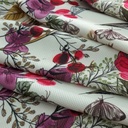 Perennial Garden Print On Micro Waffle