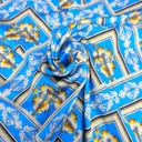 Heritage Art Print On Silky Satin Fabric