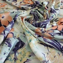 Banana Crepe Printed Fabric (#5)