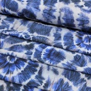 Marble Tie-Dye Print On Royal Georgette Fabric