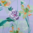 Tropical Galore Print On Royal Georgette Fabric