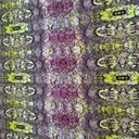 Purple Python Print On Micro Waffle