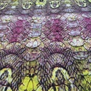 Purple Python Print On Micro Waffle